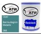 Preview: Opel, Bermudagrün Metallic, 366: 500ml Lackdose, von ATW Autoteile West.